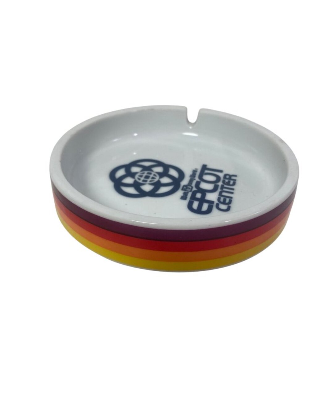 Vintage 80s Walt Disney World Epcot Center Rainbow Ashtray Made in Japan - Picture 7 of 7